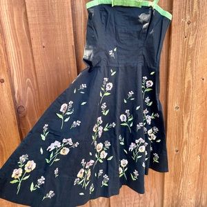 Anthropologie Elevenses fit and flare dress